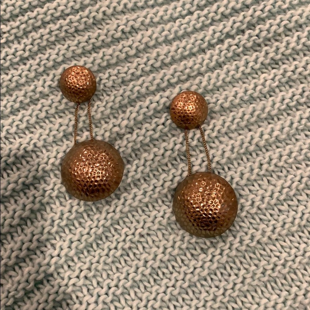 Bold Vintage Gold Earrings